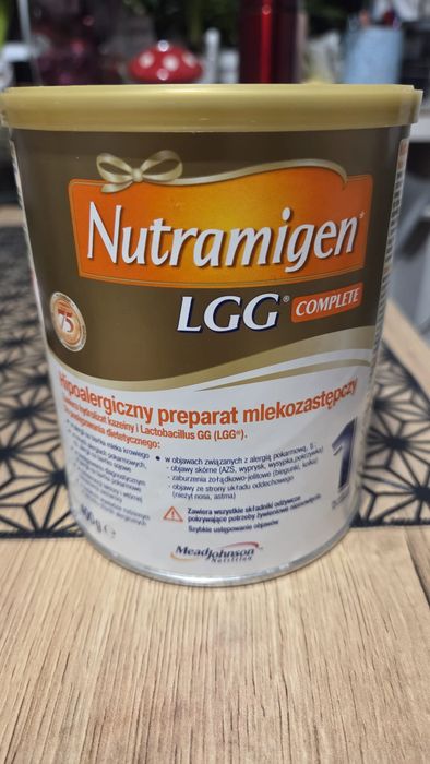 Nutramigen LGG 1 Complete. Nie otwarte, nowe mleko modyfikowane !
