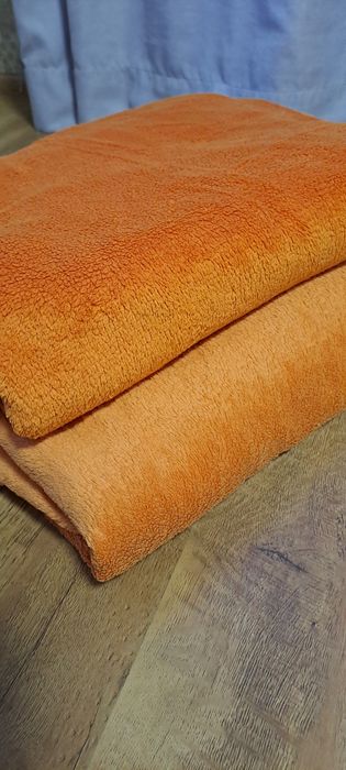 2 шт Флісові покривало-ковдра та коралове покривало на кровать