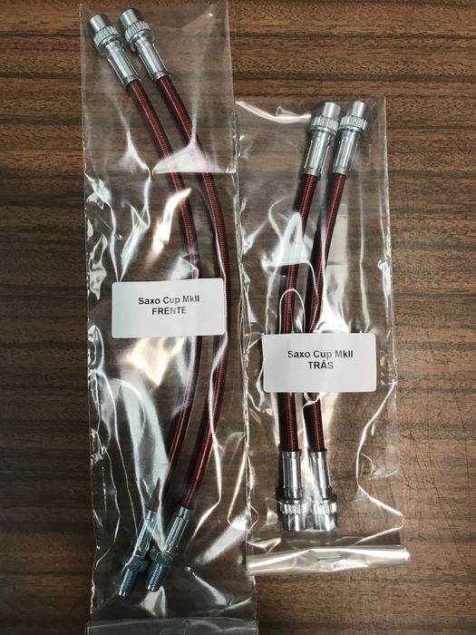 Tubos Travao Malha Aço Saxo Cup