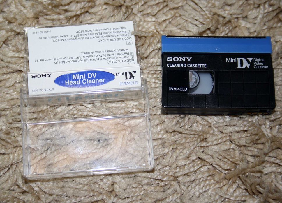 Відеокасети Б-У Mini DV-Panasonic . Касети Mini DV Sony для чистки.