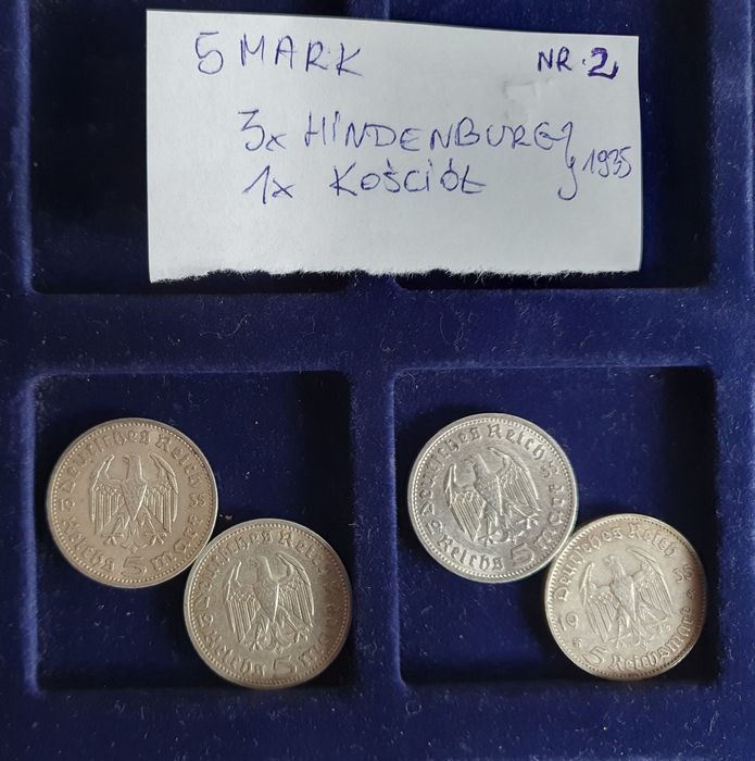 5 Marek 1935 i 5 Marek 1935 Kościół Srebro Z.2.