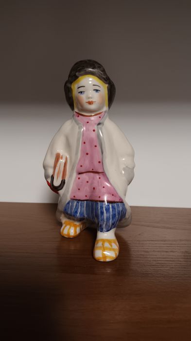 Подсвечник путти.  Козленок. Штоф козак.