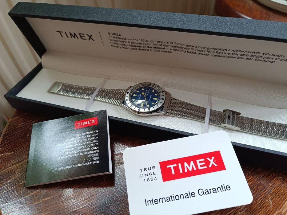 Zegarek Timex Q Reissue vintage TW2V18300