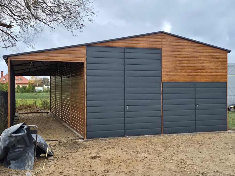 Garaz premium mocna konstrukcja drewnopodobny