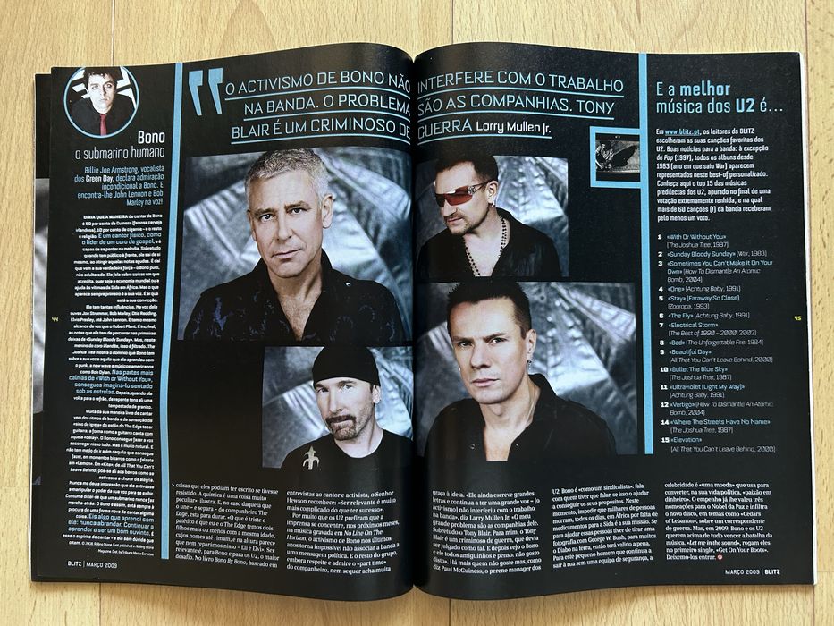 Revista Blitz - U2