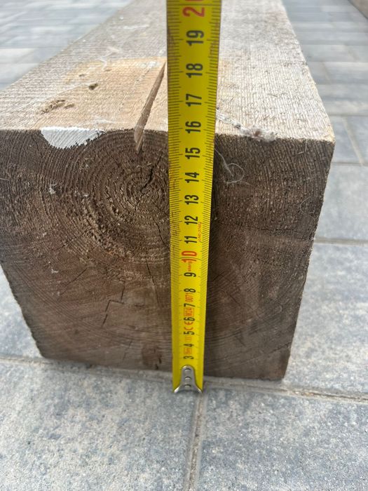 Belki konstrukcyjne 16x16x295 cm – 4 sztuki, drewno lite