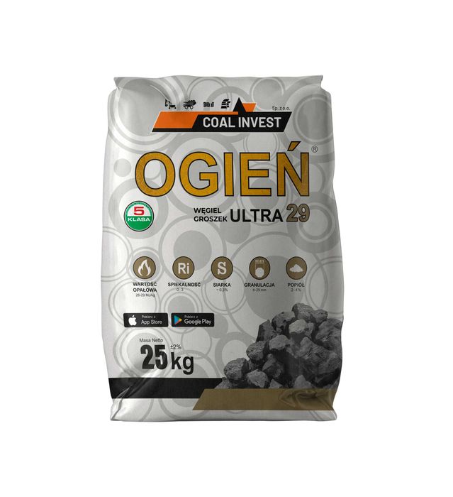 Groszek węgiel orzech Ogień LEW Bartex jakość premium