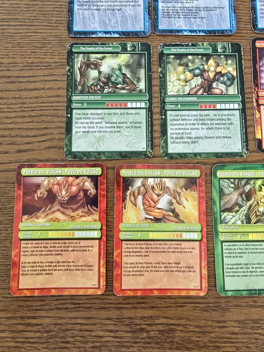 Lote de 17 cartas Gormiti