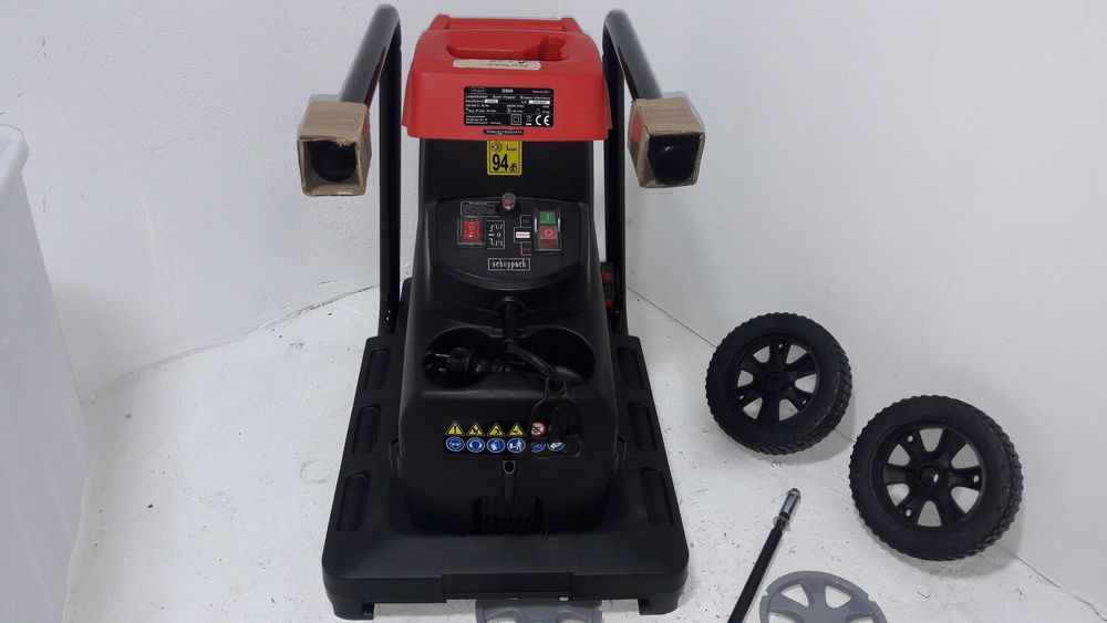 NOWY Frezowy rozdrabniacz do gałęzi Scheppach GS60 Z koszem