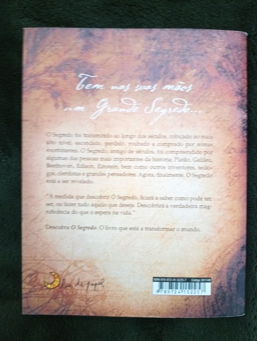 The Secret - O Segredo	de Rhonda Byrne*Lua de Papel	junho de 2007*
