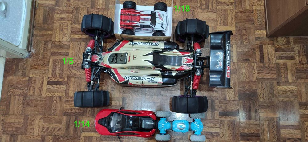 Carro 1/5 telecomandado eletrico HPI 4x4 ESC 200a de 5S a 14S lipo