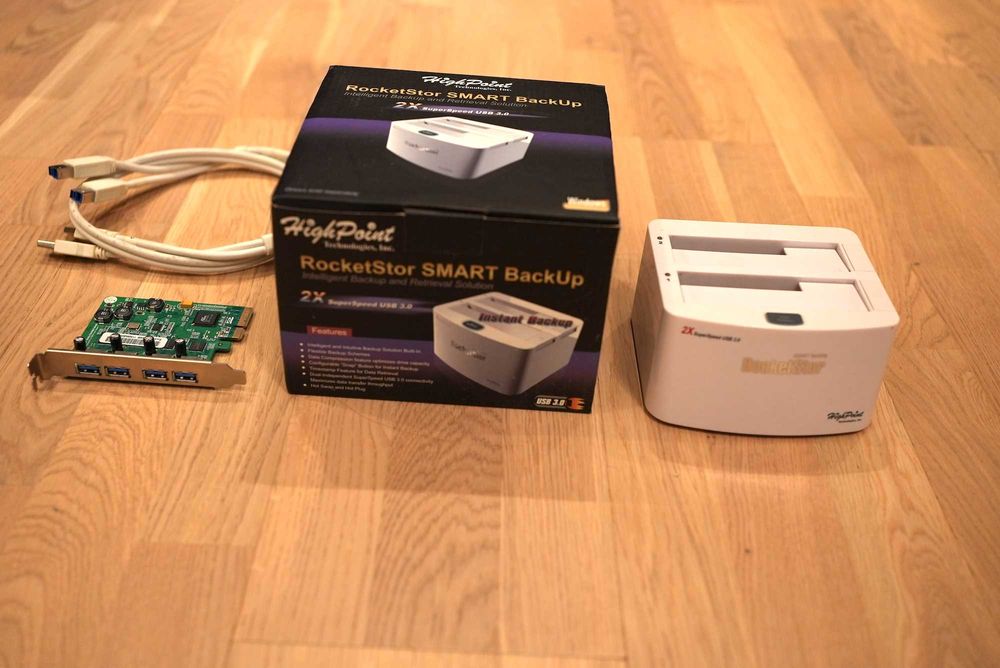 Obudowa Raid RocketStor Firmy HighPoint USB 3.0 szybki transfer raid 0