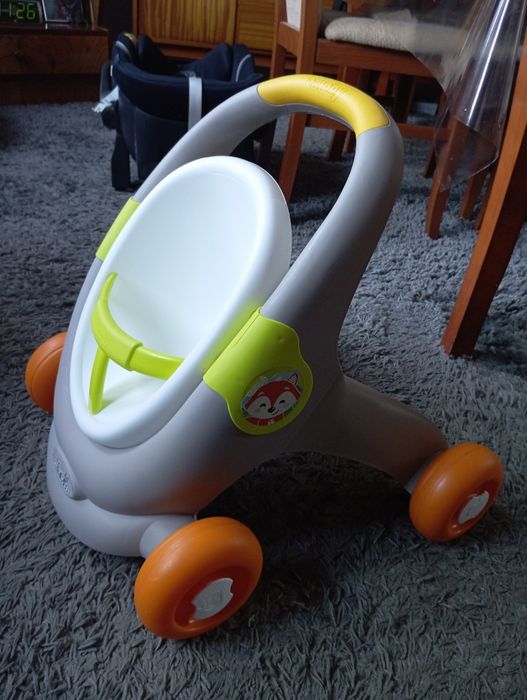 Minikiss 3w1 chodzik pchacz wózek Smoby