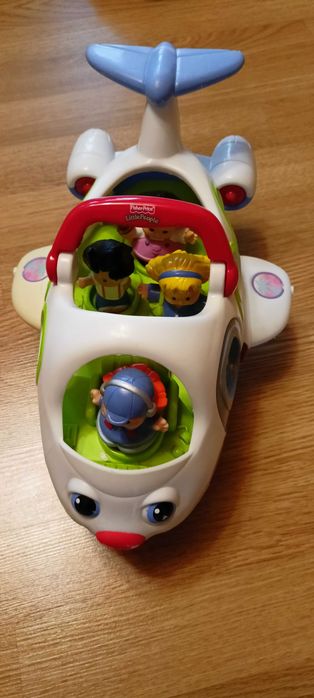 Samolot fisher price biały