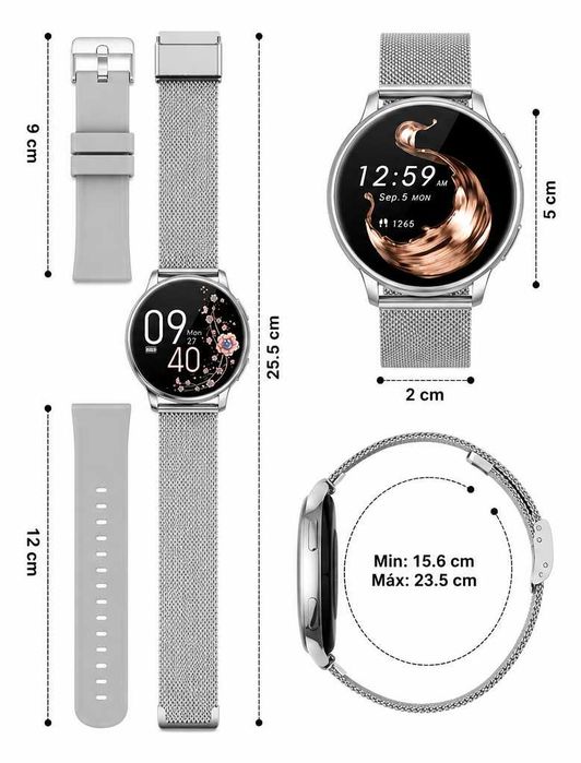 Smartwatch S53 | Inclui 2 Braceletes | Novo | Na Caixa