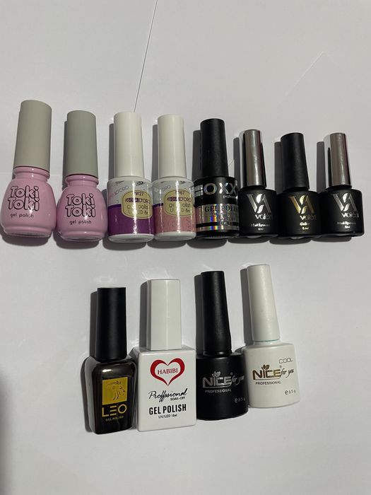 Гелеві лаки різні