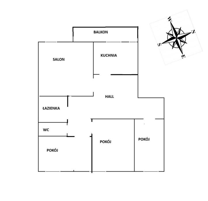 4 Pokoje | 72,2 m² | Balkon | Tarnowskie Góry