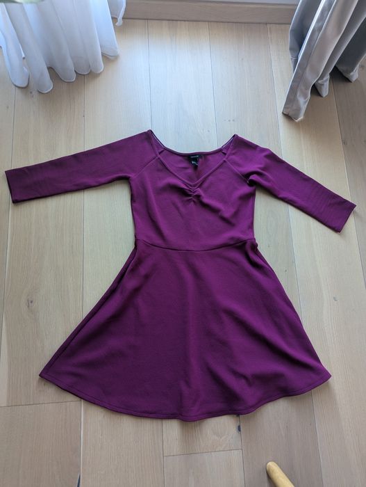 Fioletowa sukienka