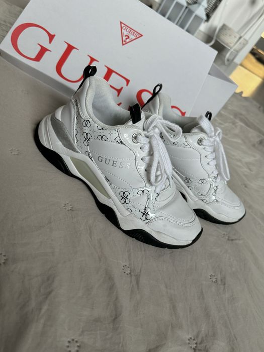 Białe buty guess rozmiar 36