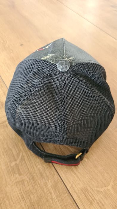 Czapka z daszkiem Gucci. Wąż. Czarna.