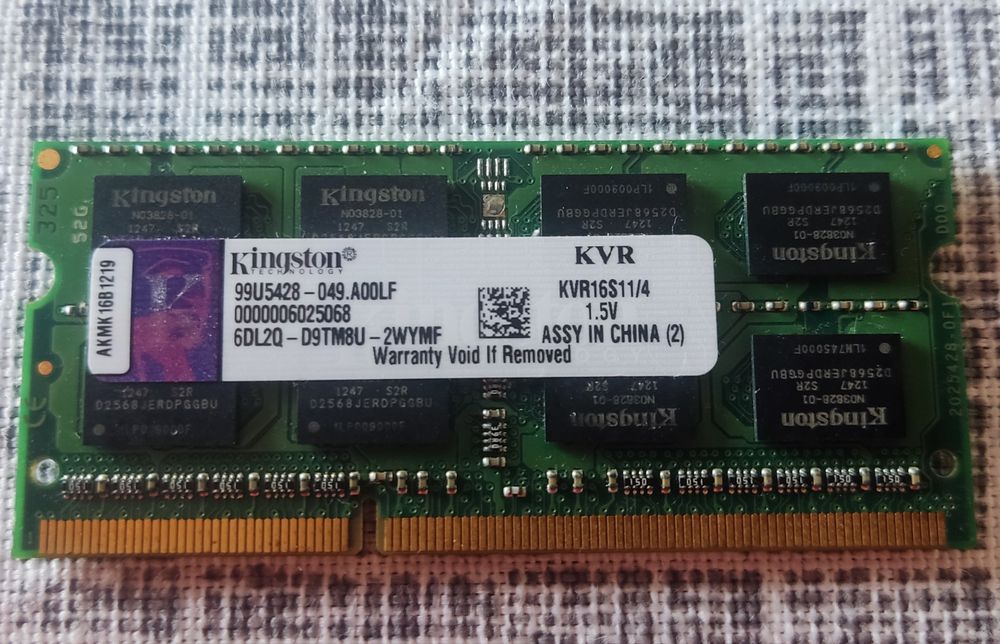 RAM Samsung + Kingston (4Gb + 4Gb)64564387861891123