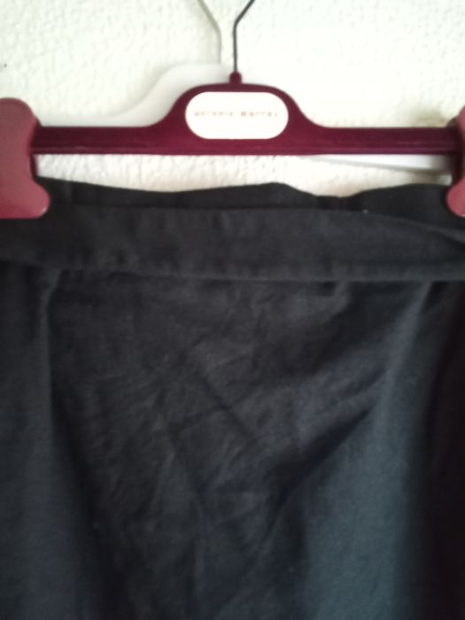 Saia preta M Massimo Dutti 99% lã