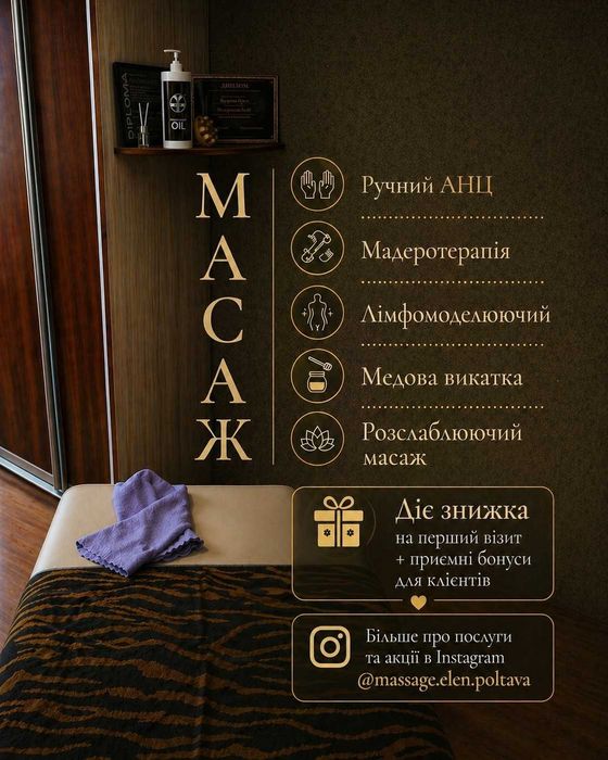 Тільки для жінок Масаж Мадеротерапія Антицелюлітний Медовий Релакс