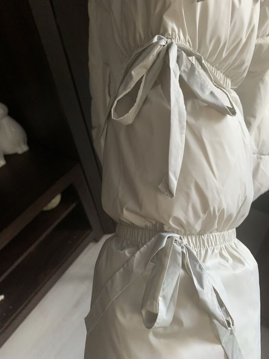 Kurtka puchowa z jenotem naturalnym