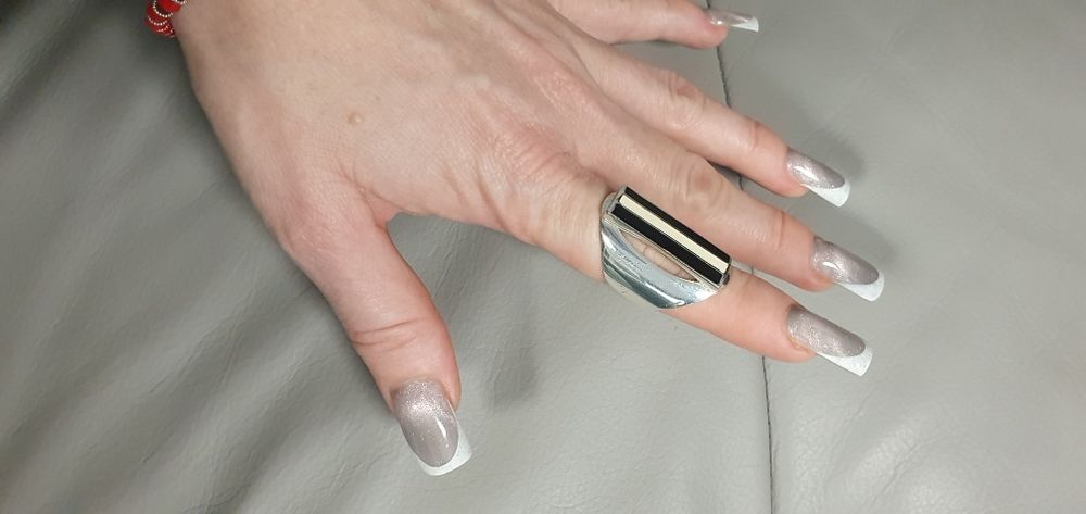 Pierscionek sygnet 18 unisex