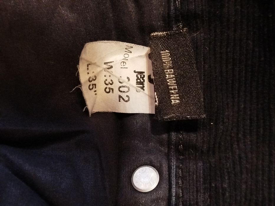 Czarne klasyczne męskie sztruksy XXL Joy Jeans 35 35