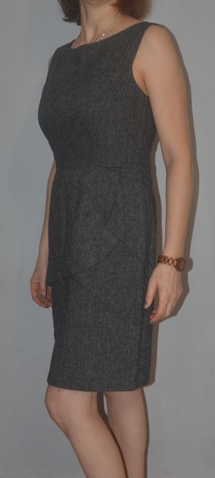 Szara elegancka Sukienka KappAhl rozm.40