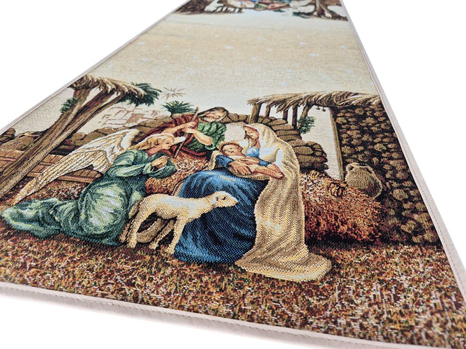 Bieżnik z Szopką Betlejemską 40x100 cm V33