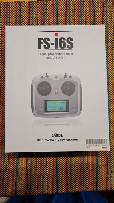 Controlo remoto Fly Sky-I6S (Pilhas Incluídas)