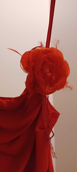 Vestido de festa vermelho