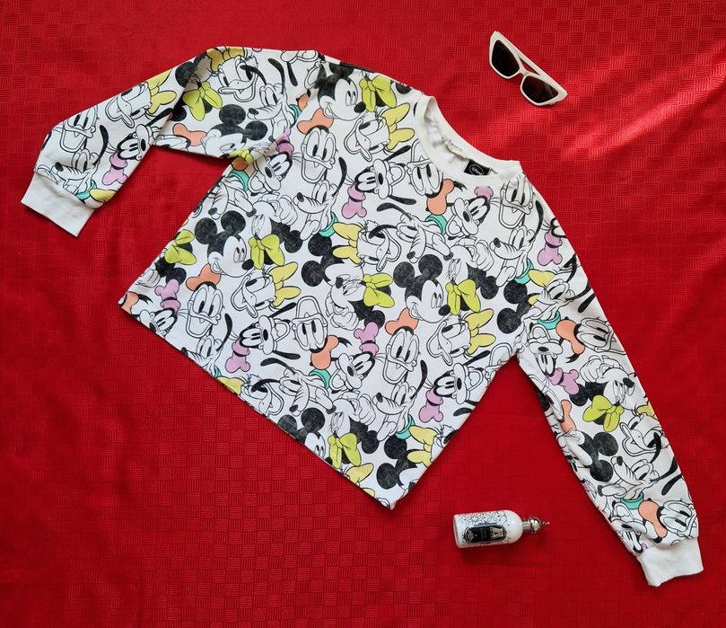 Жіночий світшот LC WAIKIKI розмір М батнік Disney реглан худі