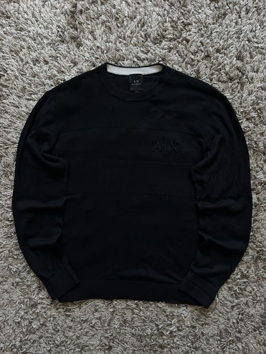 Легкий светр свитшот Armani Exchange Premium Oldmoney style