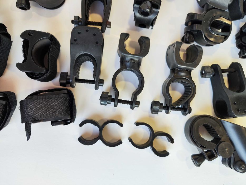 Suportes bicicleta lanterna novos