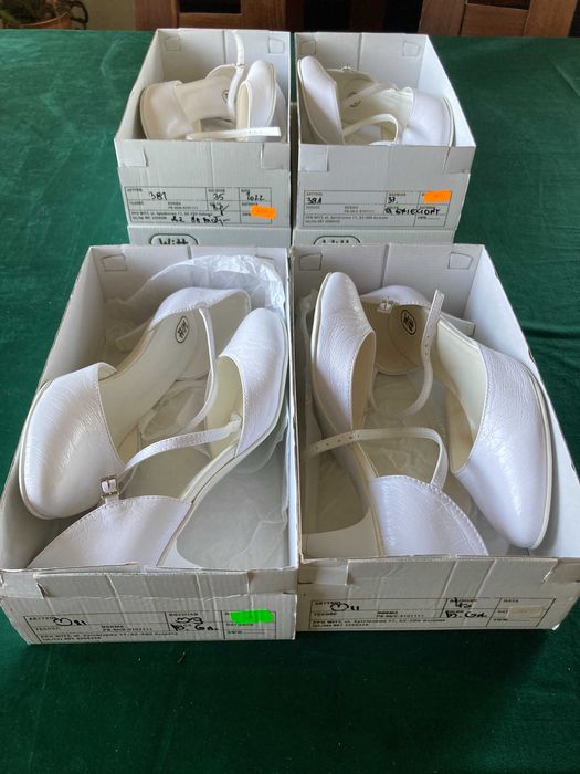 Nowe buty białe, r. 39, 40 wys. 5  wyprzedaż