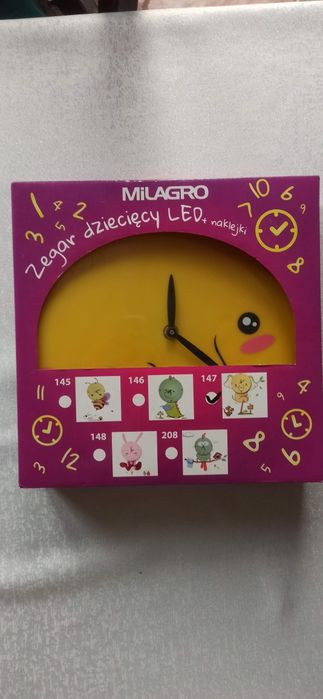 Zegar ścienny do pokoju dziecięcego