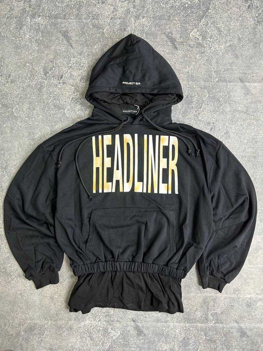 Project G/R HEADLINER gr кофта худи свитшот черный hoodie худі
