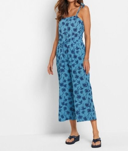 B.P.C. letni bawełniany kombinezon w palmy r.36