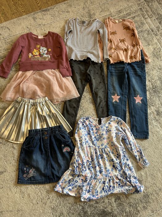 Пакет фирменной одежды next, hm, primark на девочку