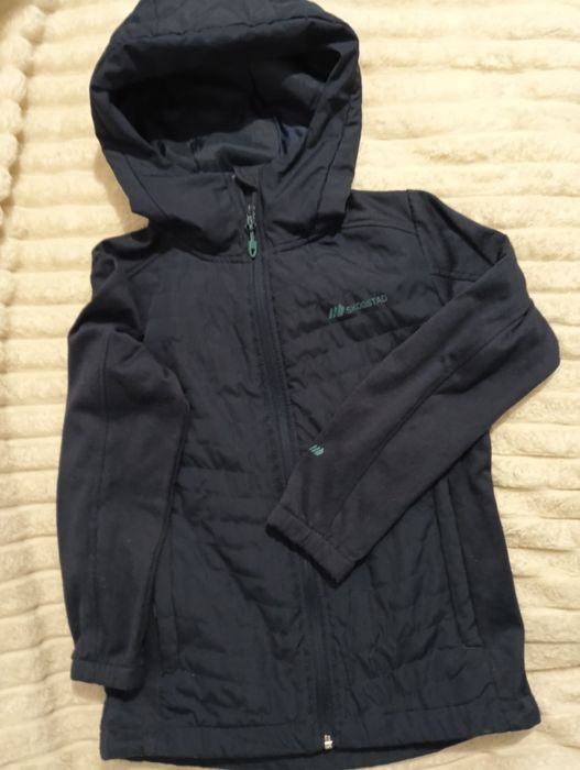 Bluza jak kurtka 146 granatowa stann bdb