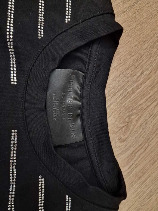 Футболка со стразами Philipp Plein размер XS-S
