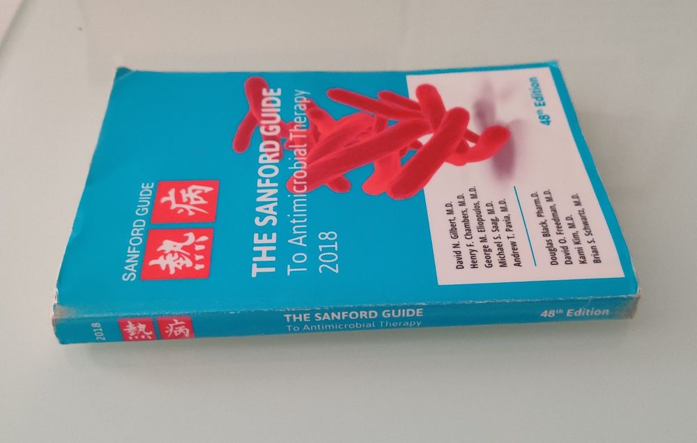 Theo Sanford guide to antimicrobial therapy livro de bolso
