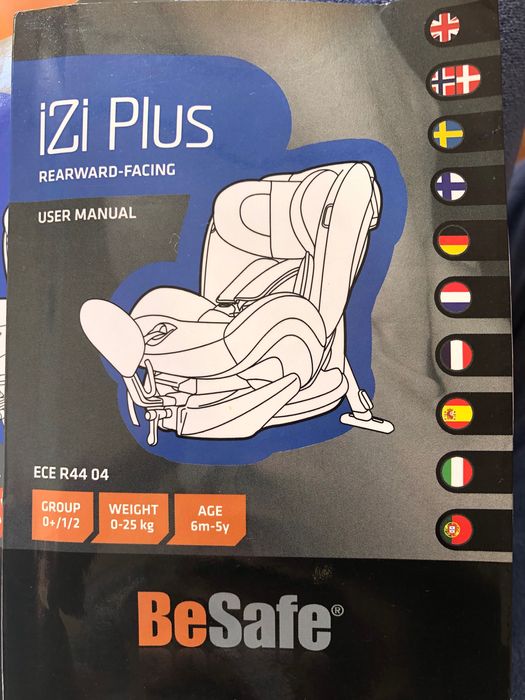 Cadeira BeSafe Izi Plus -de 0-25 Kg