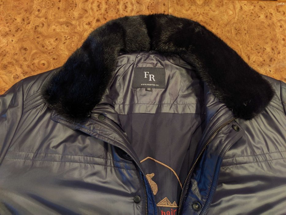 Куртка на верблюжої вовни чоловіча FREEVER чорна