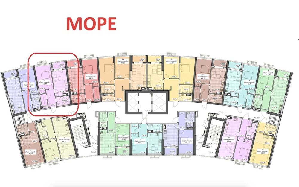 ‼️Вид на море‼️ЖК Атмосфера‼️6 Секция сдана‼️Аркадия‼️Панорама моря‼️