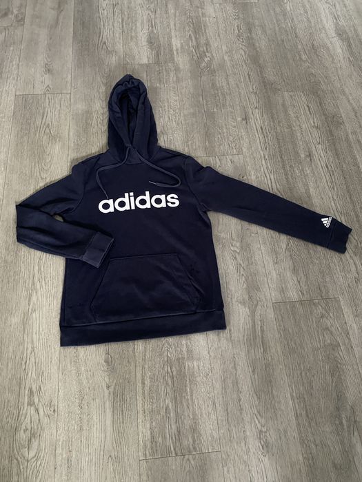 Bluza damska Adidas z kapturem - kangurka, rozmiar S