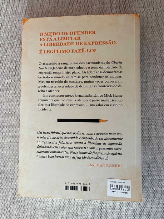 Livro Direito a Ofender